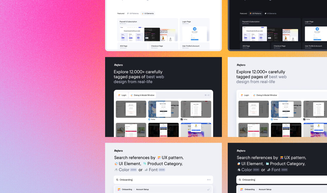 Refero — UI/UX Design Inspiration for Your Next Project